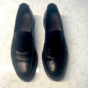 Prada men’s used black loafers. Size 8.5. Still have miles left in them.
